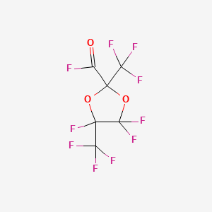 4,4,5-Trifluoro-2,5-bis(trifluoromethyl)-1,3-dioxolane-2-carbonyl fluoride - 7385-65-1