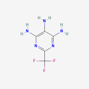 2-(Trifluoromethyl)pyrimidine-4,5,6-triamine - 2927-11-9