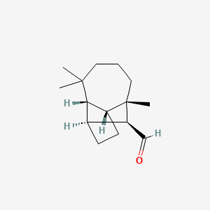 (1R,2S,7S,8S,9S)-3,3,7-trimethyltricyclo[5.4.0.02,9]undecane-8-carbaldehyde - 25491-00-3