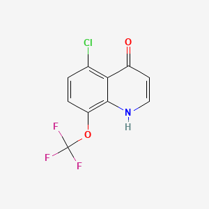 5-Chloro-8-(trifluoromethoxy)quinolin-4(1H)-one - 