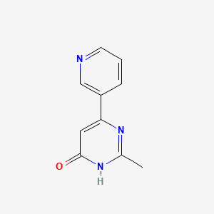2-Methyl-6-(pyridin-3-yl)pyrimidin-4-ol - 263244-04-8