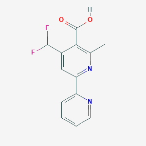 4-(Difluoromethyl)-6-methyl-[2,2'-bipyridine]-5-carboxylic acid - 