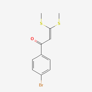 1-(4-Bromophenyl)-3,3-bis(methylsulfanyl)prop-2-en-1-one - 39580-38-6