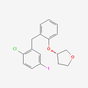 (S)-3-(2-(2-Chloro-5-iodobenzyl)phenoxy)tetrahydrofuran - 