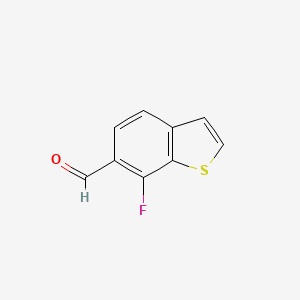 7-Fluorobenzo[b]thiophene-6-carbaldehyde - 