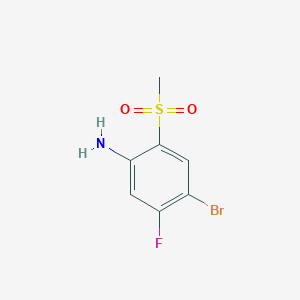 4-Bromo-5-fluoro-2-(methylsulphonyl)aniline - 