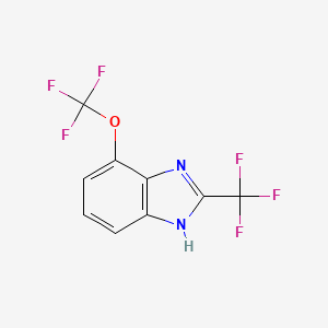 4-(trifluoromethoxy)-2-(trifluoromethyl)-1H-benzimidazole - 