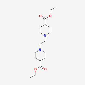Ethyl 1-[2-(4-ethoxycarbonyl-1-piperidyl)ethyl]piperidine-4-carboxylate - 