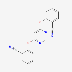 2,2'-(Pyrimidine-4,6-diylbis(oxy))dibenzonitrile - 