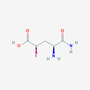 (2R,4S)-4,5-diamino-2-fluoro-5-oxopentanoic acid - 