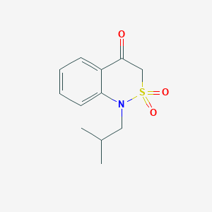 1-isobutyl-1H-benzo[c][1,2]thiazin-4(3H)-one 2,2-dioxide - 