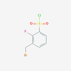 3-(Bromomethyl)-2-fluorobenzenesulphonyl chloride - 