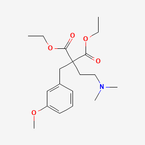 Diethyl [2-(Dimethylamino)ethyl][(3-methoxyphenyl)methyl]propanedioic Acid Ester - 
