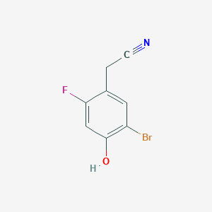 5-Bromo-2-fluoro-4-hydroxyphenylacetonitrile - 