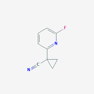 1-(6-Fluoropyridin-2-yl)cyclopropane-1-carbonitrile - 
