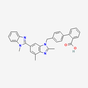4'-((1,2',7'-Trimethyl-1H,3'H-[2,5'-bibenzo[d]imidazol]-3'-yl)methyl)-[1,1'-biphenyl]-2-carboxylic Acid - 