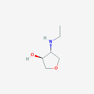 (3S,4R)-4-(ethylamino)oxolan-3-ol - 
