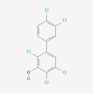 2,3,6-Trichloro-5-(3,4-dichlorophenyl)phenol - 170946-11-9