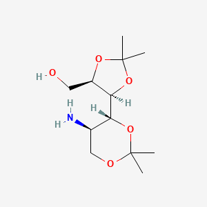 [(4R,5S)-5-[(4R,5R)-5-amino-2,2-dimethyl-1,3-dioxan-4-yl]-2,2-dimethyl-1,3-dioxolan-4-yl]methanol - 