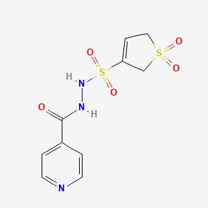 2-[(2,5-Dihydro-1,1-dioxido-3-thienyl)sulfonyl]hydrazide 4-Pyridinecarboxylic Acid - 