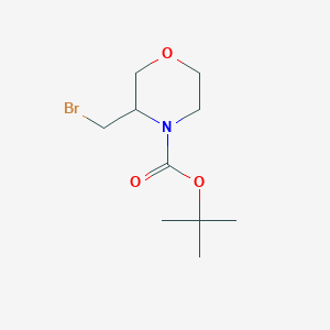 3-(Bromomethyl)morpholine, N-BOC protected - 