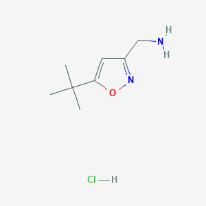 (5-Tert-butyl-1,2-oxazol-3-yl)methanamine hydrochloride - 