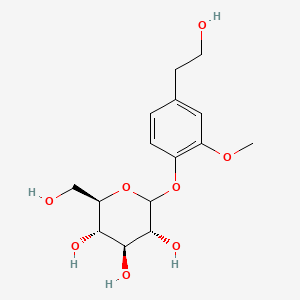 (3R,4S,5S,6R)-2-[4-(2-hydroxyethyl)-2-methoxyphenoxy]-6-(hydroxymethyl)oxane-3,4,5-triol - 