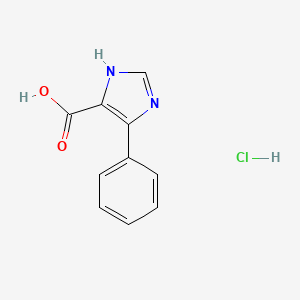 4-phenyl-1H-imidazole-5-carboxylic acid hydrochloride - 