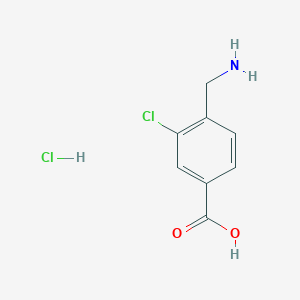 4-(Aminomethyl)-3-chlorobenzoic acid hydrochloride - 