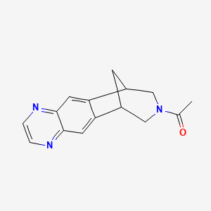 1-(6,7,9,10-Tetrahydro-6,10-methano-8H-pyrazino[2,3-h][3]benzazepin-8-yl)ethanone - 
