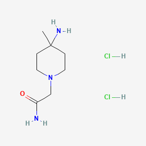 2-(4-Amino-4-methylpiperidin-1-yl)acetamide dihydrochloride - 