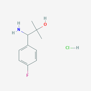 1-Amino-1-(4-fluorophenyl)-2-methylpropan-2-ol hydrochloride - 