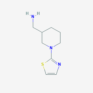 [1-(1,3-Thiazol-2-yl)piperidin-3-yl]methanamine - 1248725-27-0