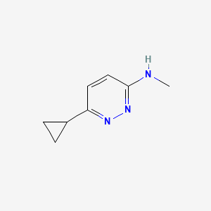 6-cyclopropyl-N-methylpyridazin-3-amine - 