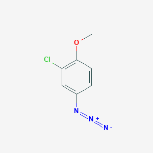 4-Azido-2-chloro-1-methoxybenzene - 