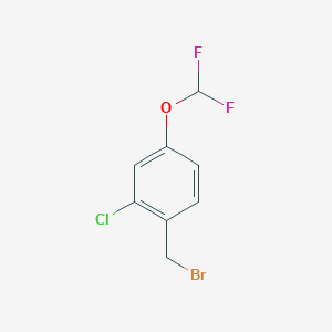 1-(Bromomethyl)-2-chloro-4-(difluoromethoxy)benzene - 