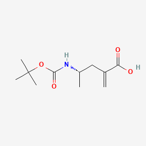 (4S)-4-{[(tert-butoxy)carbonyl]amino}-2-methylidenepentanoicacid - 
