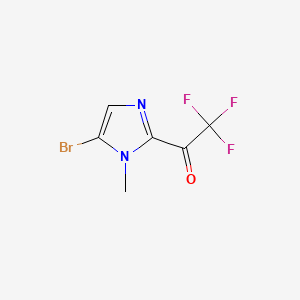 1-(5-bromo-1-methyl-1H-imidazol-2-yl)-2,2,2-trifluoroethan-1-one - 