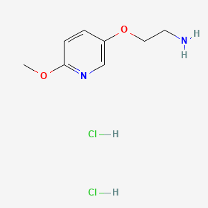 2-[(6-Methoxypyridin-3-yl)oxy]ethan-1-amine dihydrochloride - 2866335-71-7