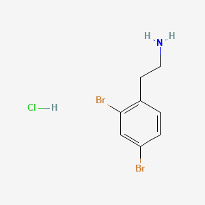 2-(2,4-Dibromophenyl)ethan-1-amine hydrochloride - 