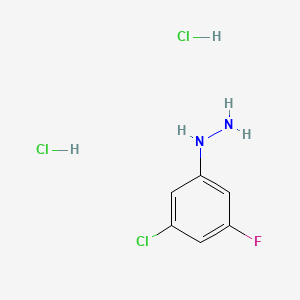 (3-Chloro-5-fluorophenyl)hydrazine dihydrochloride - 
