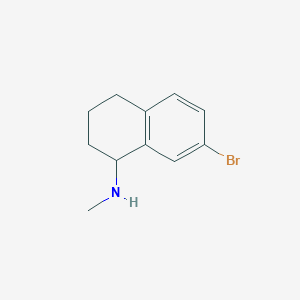 (7-Bromo-1,2,3,4-tetrahydro-naphthalen-1-yl)-methyl-amine - 