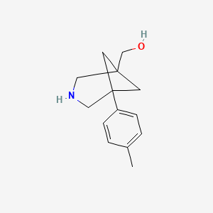 [5-(4-Methylphenyl)-3-azabicyclo[3.1.1]heptan-1-yl]methanol - 