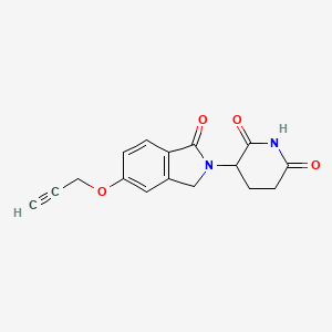 3-(1-Oxo-5-prop-2-ynoxy-isoindolin-2-yl)piperidine-2,6-dione - 