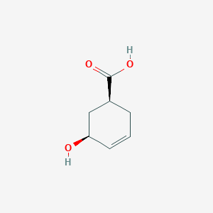 (1S,5S)-5-hydroxycyclohex-3-ene-1-carboxylic acid - 