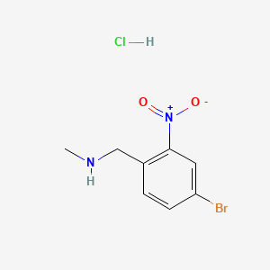 [(4-Bromo-2-nitrophenyl)methyl](methyl)amine hydrochloride - 