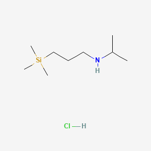 (Propan-2-yl)[3-(trimethylsilyl)propyl]amine hydrochloride - 2901096-79-3