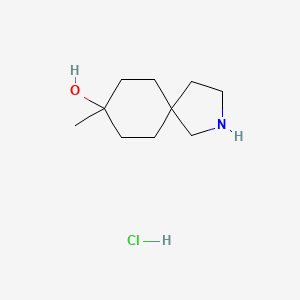 8-Methyl-2-azaspiro[4.5]decan-8-ol hydrochloride - 
