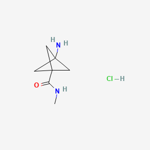 3-amino-N-methylbicyclo[1.1.1]pentane-1-carboxamide hydrochloride - 
