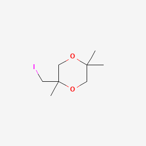 2-(Iodomethyl)-2,5,5-trimethyl-1,4-dioxane - 
